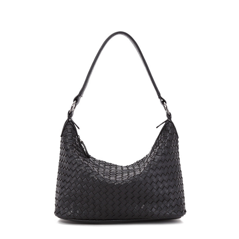 Woven Handbags Korean Women's Shoulder Bags Portable Handbags