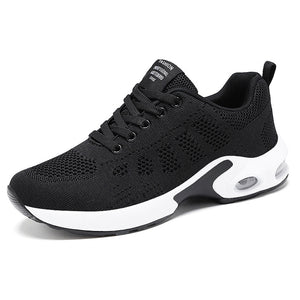 Casual Shoes Breathable Lightweight Mother Shoes Lace-up Cushioned Sneakers Women