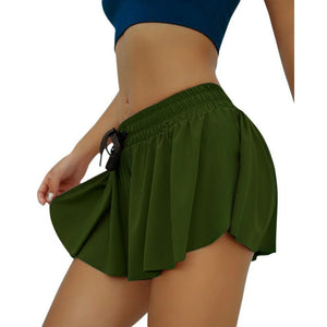 Scrunch-Skirt Cycling-Biker-Shorts Butt Gym-Workout Marathon Running Women for Girls