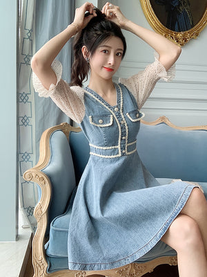 Denim Skirt Dress Female Summer New Style Is Thin