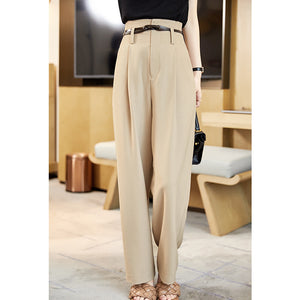 High Waist Wide Leg Suit Pants New Slim Casual Pants