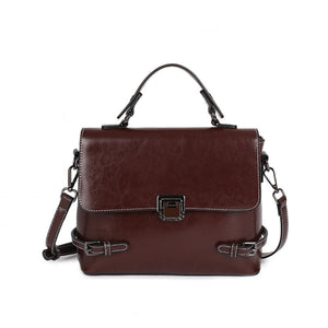 Leather Handbags European And American Style All-Match Leather Single-Shoulder Messenger Bag