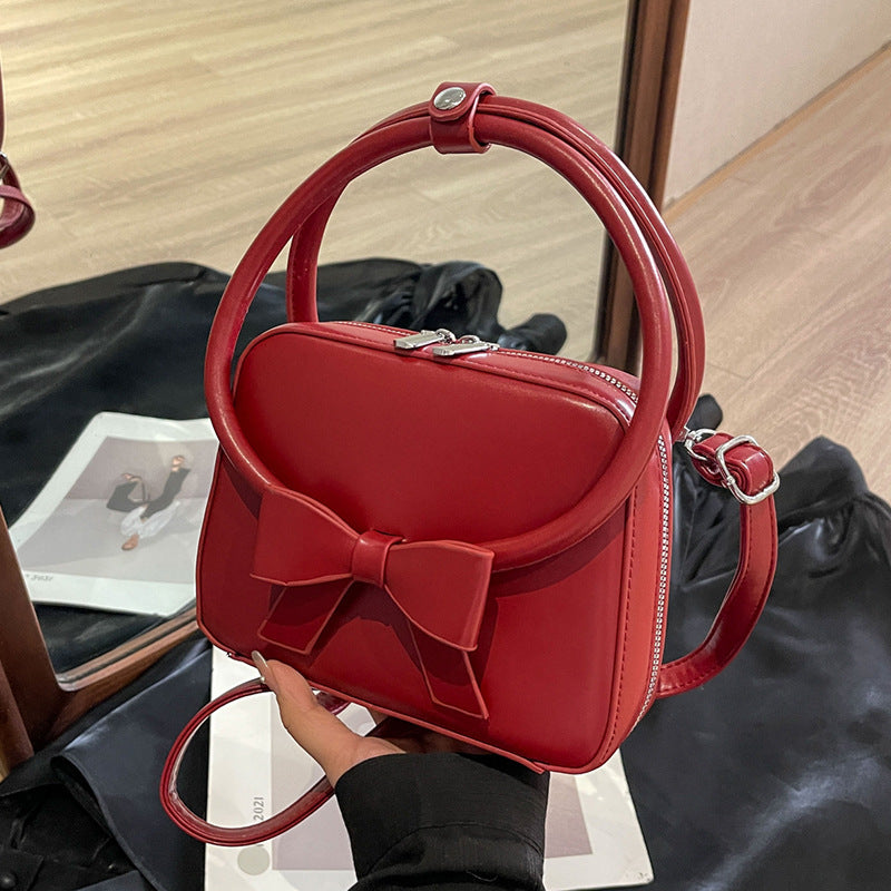 Women's Fashion Bowknot Crossbody Shoulder Bag