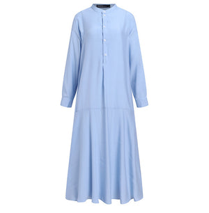 Cotton Linen Casual Retro Irregular Ruffle Dress