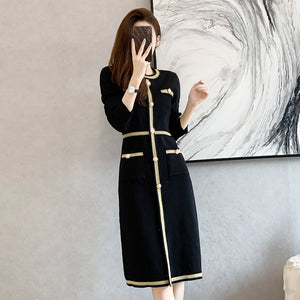 Women's Fashionable With Side-slit Sheath Skirt