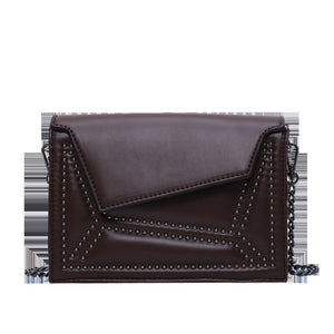 Cross-body rivet bag for lady