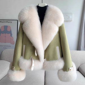 Fur Coat Women's All-match Top