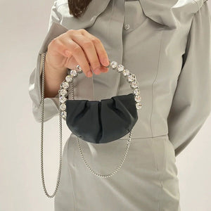 Women's Rhinestone Cross Body Evening Bag