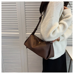 Autumn Shoulder Bag Retro Simple Soft Leather Cross Body