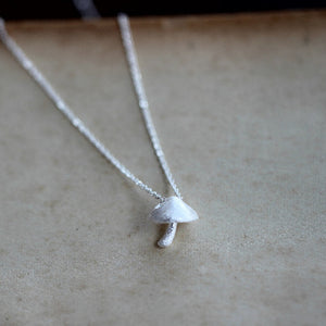 Fashion Two-color Mushroom Necklace For Women