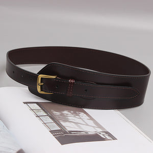 Irregular Women Leather All Match Belt Fashion