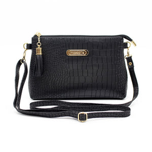 Stone grain ladies cross-body small square bag