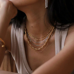 Fashionable Double Layered Necklace For Women