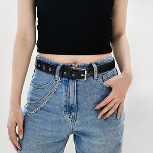 Cool Hip Hop Hipster Pants Chain Belt Men And Women With Jeans Hip-hop Accessories