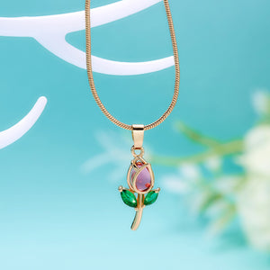 Elegant Tulip Necklace For Women