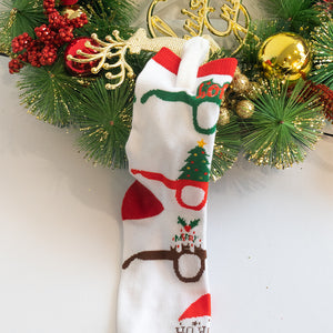 Fashion Simple Magnetic Christmas Socks For Men And Women